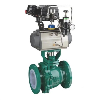 Fluorine-Lined Ball Valve