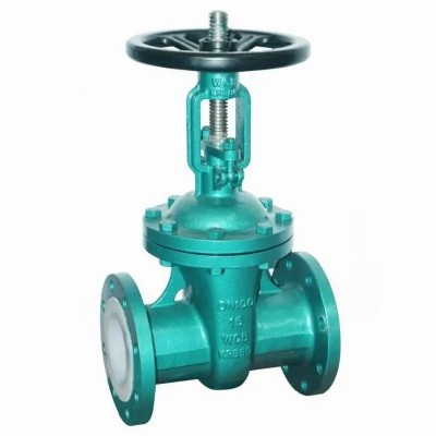 Fluorine-Lined Gate Valve
