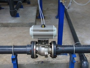 Custom‑Built Actuated Ball Valves Delivered for Overseas Wastewater Treatment Project