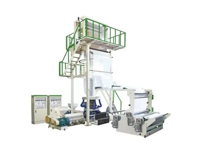 LC-1500 Three-Layer Extrusion, Downward Swirl, Double Take-Up High and Low Pressure Blown Film Machine