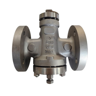 Inverted Pressure balance lubricated plug valve