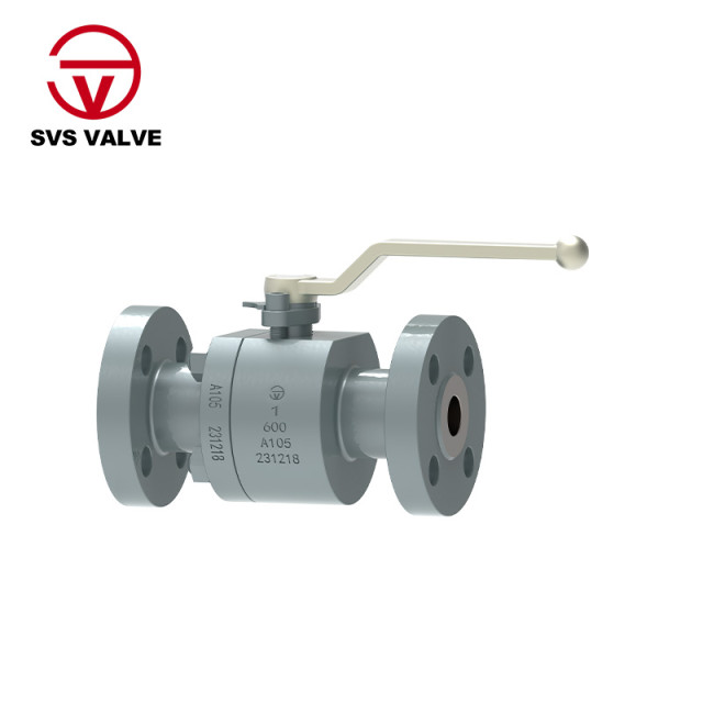 TWO PIECES FORGED STEEL FLOATING BALL VALVE