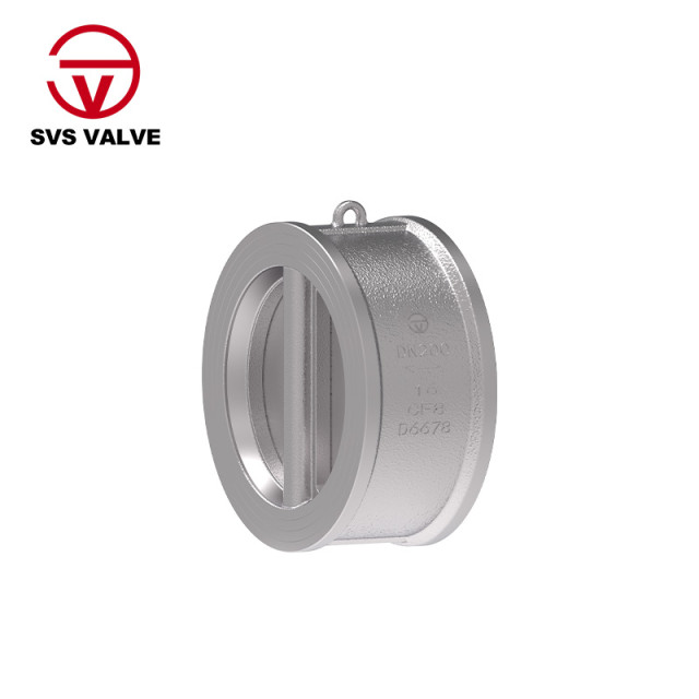 STAINLESS STEEL DUAL PLATE CHECK VALVE