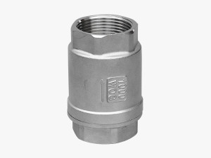 Screw thread vertical check valves