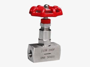 Threaded needle valve