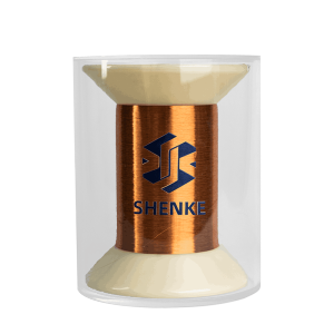 Enamelled copper round wire