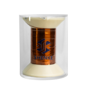 Enamelled copper flate wire