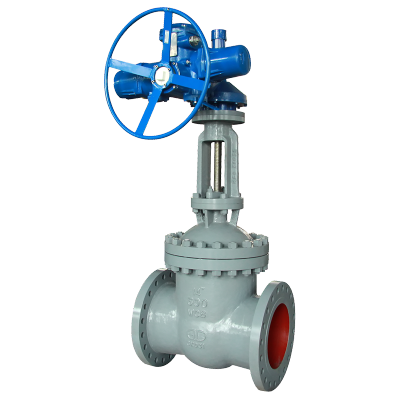 Electric parallel double  disc gate valve