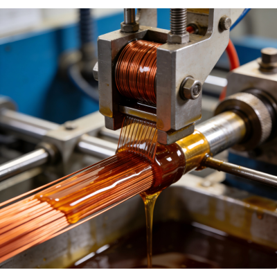 Paint Method Of Enameled Wire