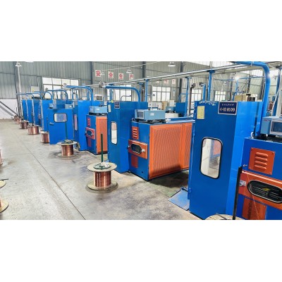 Enameled copper wire drawing process