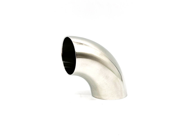 Sanitary welding elbow