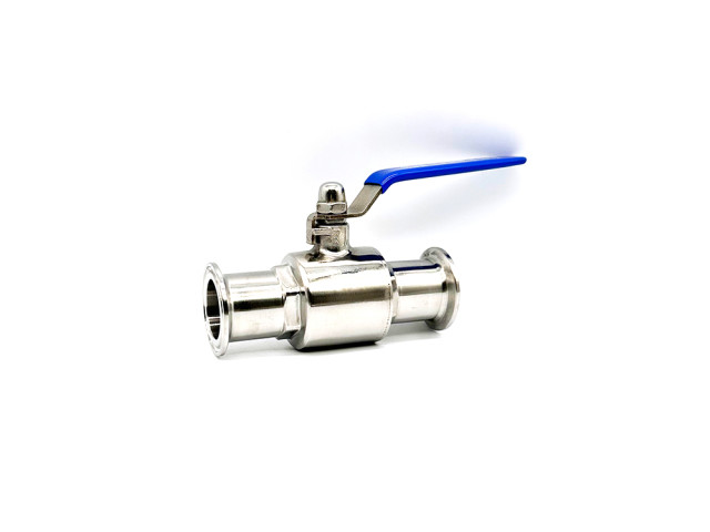 Sanitary quick installation ball valve