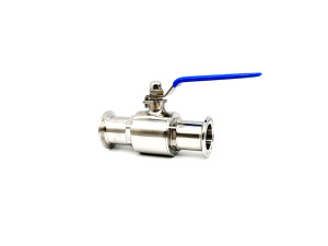 Sanitary quick installation ball valve