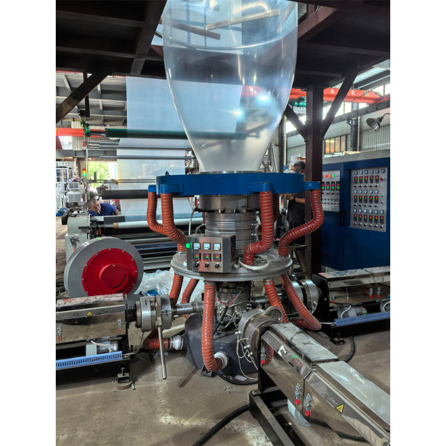 Three-layer Co-extrusion HDPE/LDPE Film/Biodegradable Blowing Machine