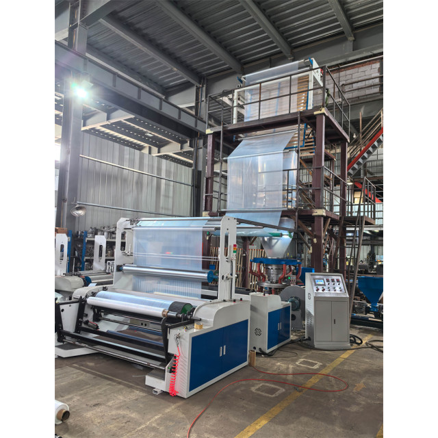 Three-layer Co-extrusion HDPE/LDPE Film/Biodegradable Blowing Machine