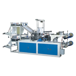 Computer Control Rolled Flat Open Bag/T-shirt Bag Making Machine