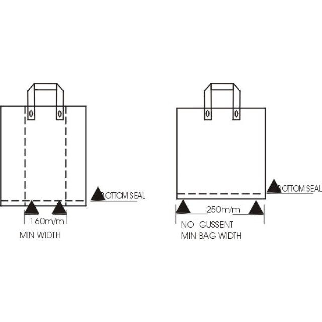 HB-500 Computer Control Soft Loop Handle Sealing Bag Machine