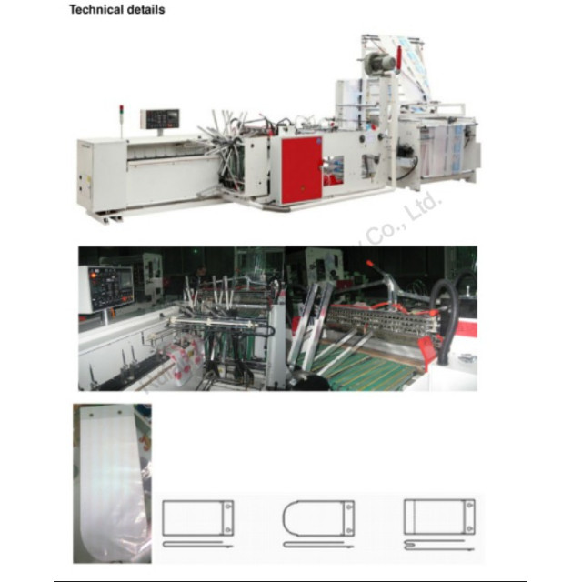 Full Auto Wicket Bag/Bread Bag/Round Bottom Chicken Bag Making Machine