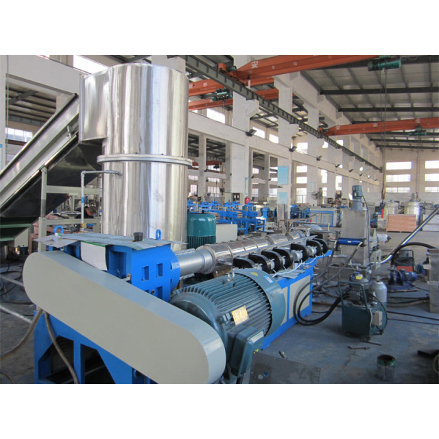 Water-ring Cutter Type Single-stage Waste PE Film Recycling Machine