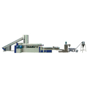 Water-ring Cutter Type Double-stage Waste PE Film Recycling Machine