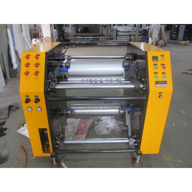 Semi-auto Stretching Film Slitting and Rewinding Machine