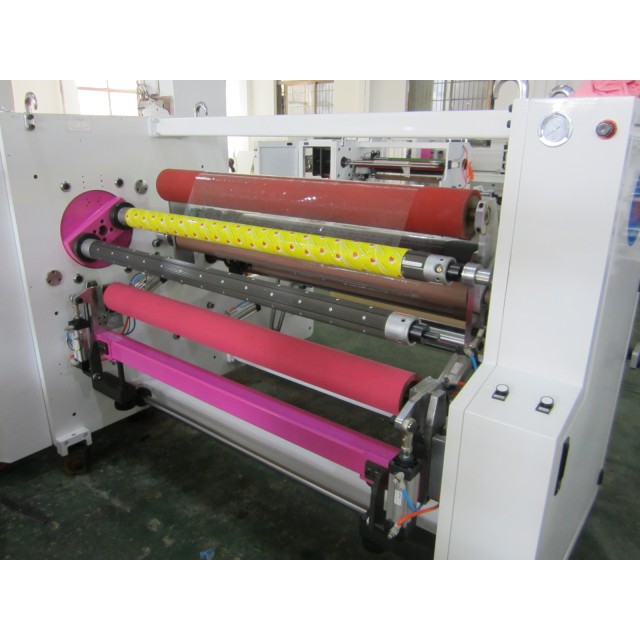 Full Auto Double-shaft Adhesive Tape Jumbo Roll Rewinding Machine