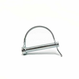 Round Double Wire Lock Pin With Clip