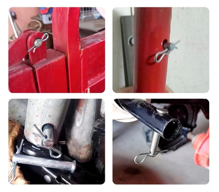 Stainless Steel Clevis Pin With R Clip application 