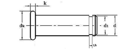 grooved clevis pin drawing