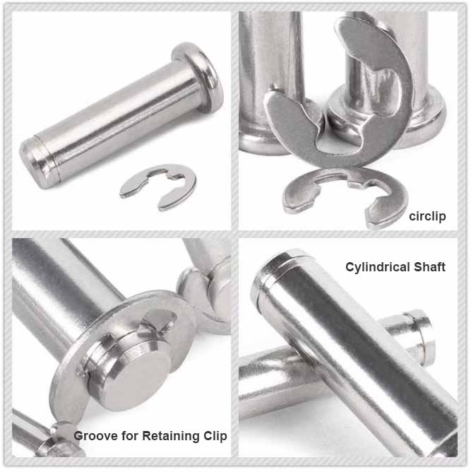 grooved clevis pin details and material