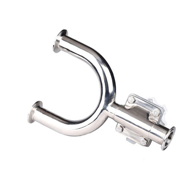 U-type three-way diaphragm valve