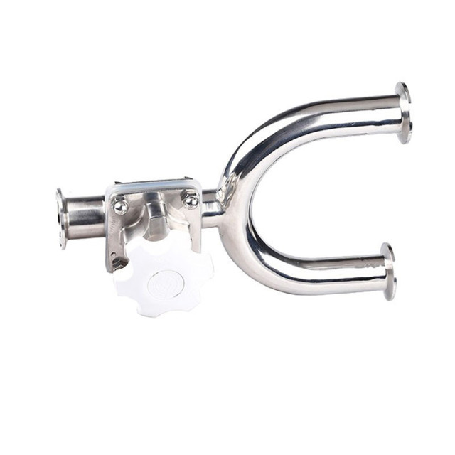 U-type three-way diaphragm valve