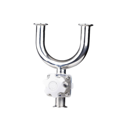 U-type three-way diaphragm valve