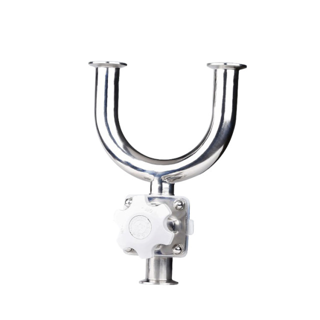 U-type three-way diaphragm valve