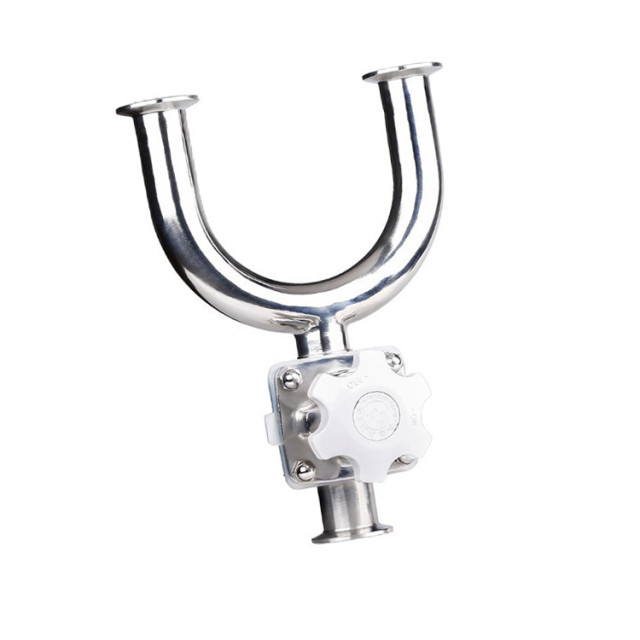U-type three-way diaphragm valve