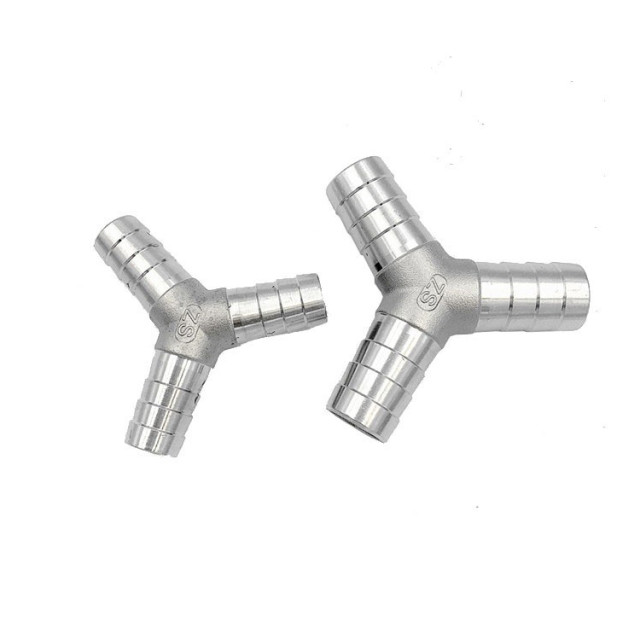 Three-way leather hose