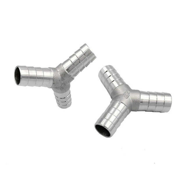 Three-way leather hose