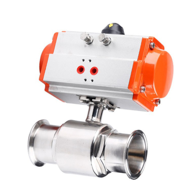 Pneumatic ball valve