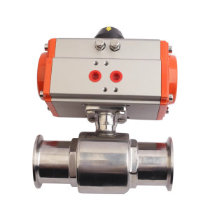 Pneumatic ball valve