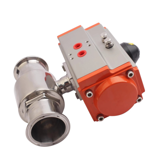 Pneumatic ball valve