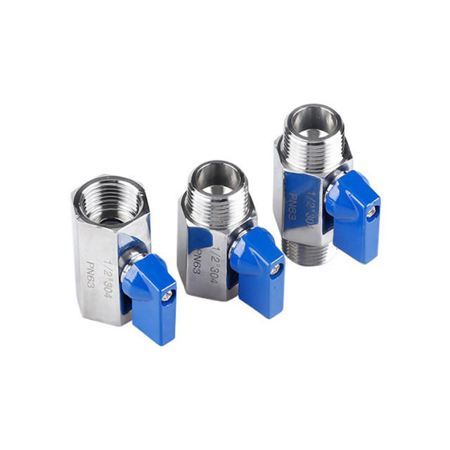 Mini male thread ball valve