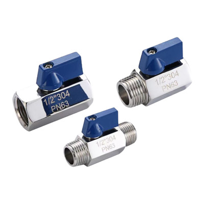 Mini male thread ball valve