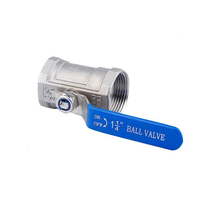 One-piece ball valve