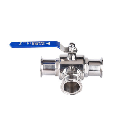 Quick-install three-way ball valve