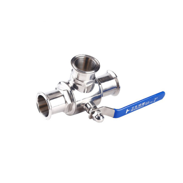 Quick-install three-way ball valve