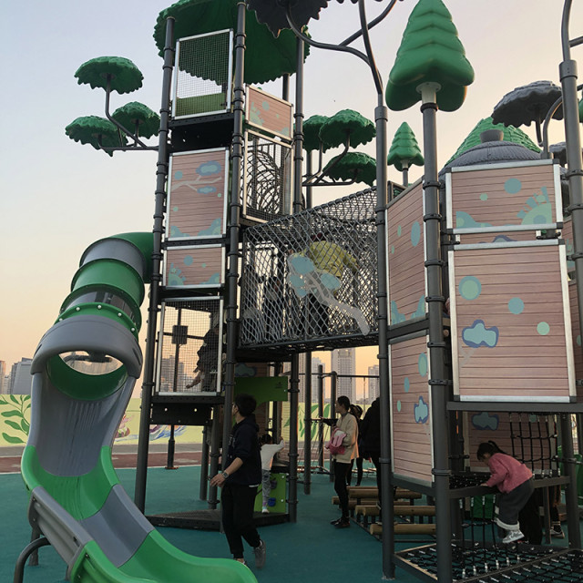 Multifunctional Outdoor Large Combination Slide