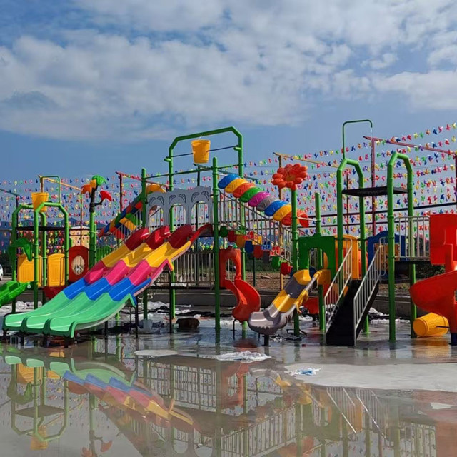 Water Park Water Playground Slide Combinations