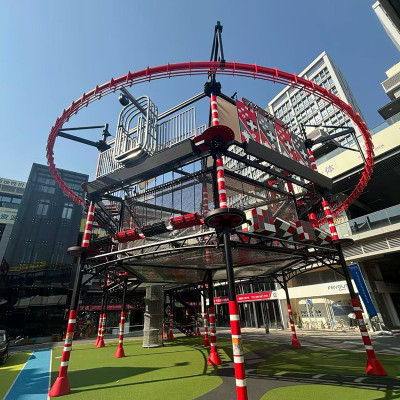 Indoor zip line