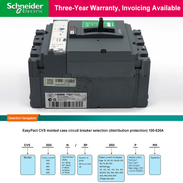 Schneider MCCB CVS Series