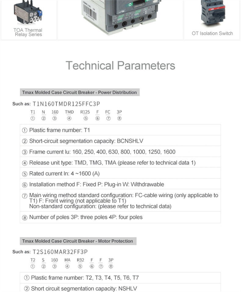 ABB MCCB TMAX T Series